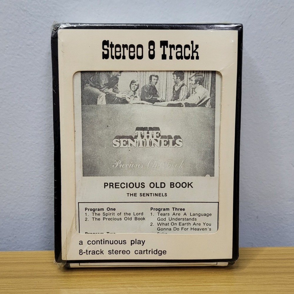The Sentinels Precious Old Book Stereo 8 Track Cartridge Sealed New Tennessee